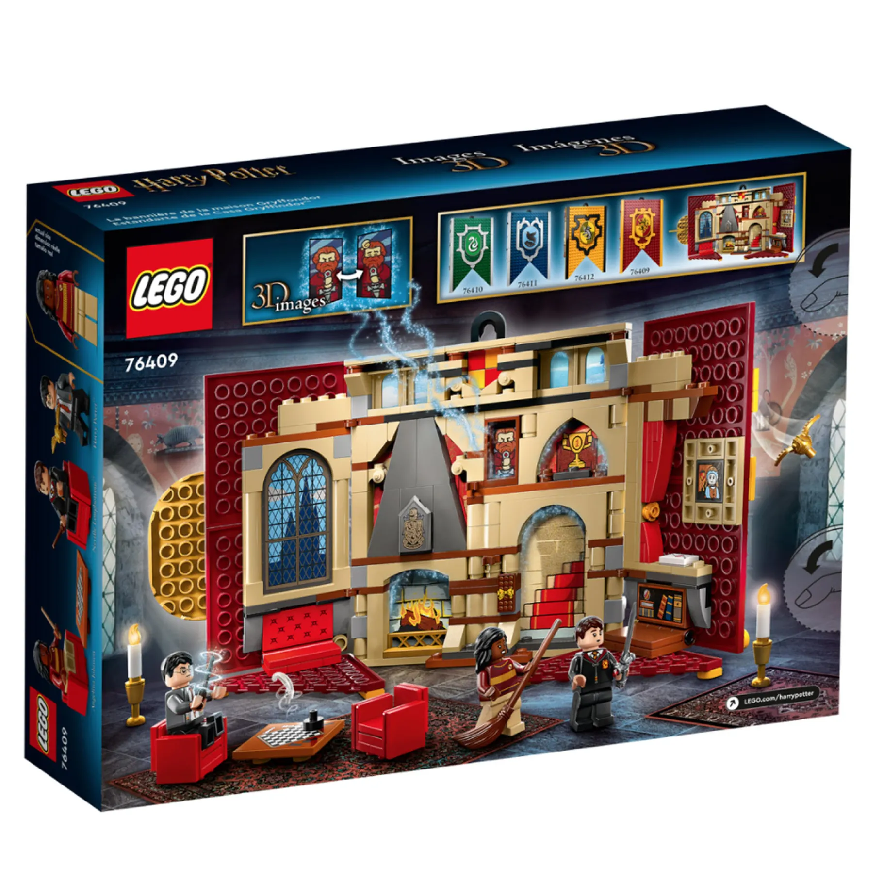 Bouwpakketten|Bouwstenen> LEGO 76409 Harry Potter Griffoendor huisbanner