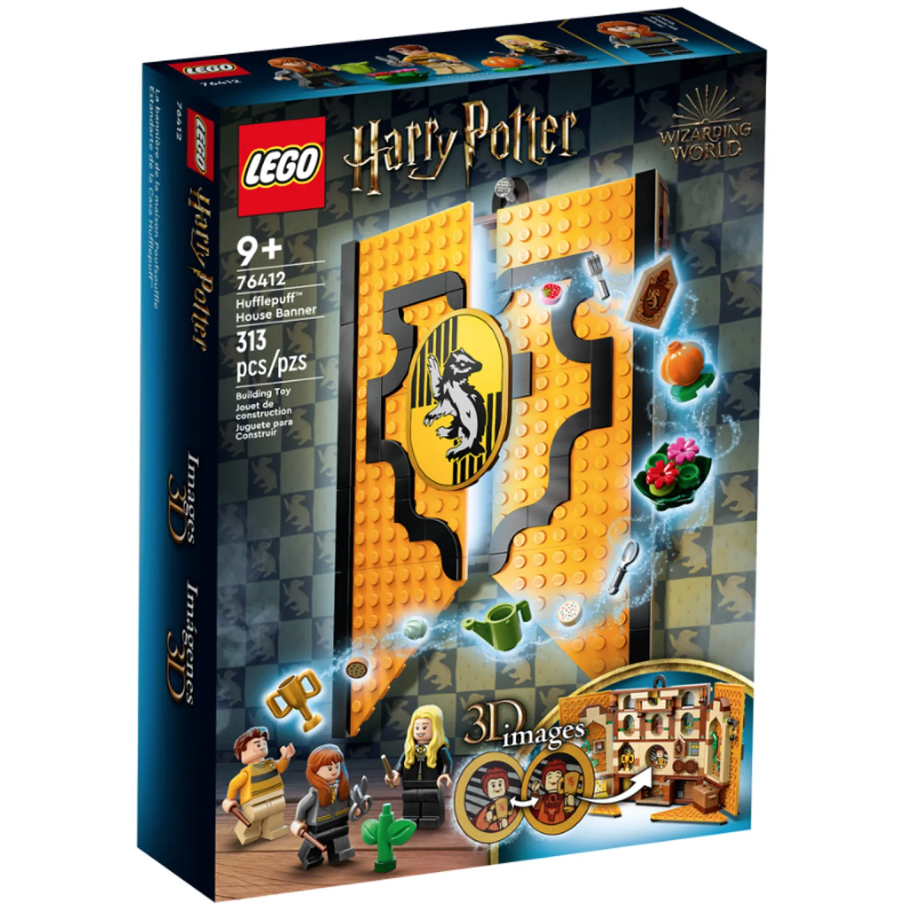 Bouwpakketten|Jongens>LEGO 76412 Harry Potter Huffelpuf huisbanner
