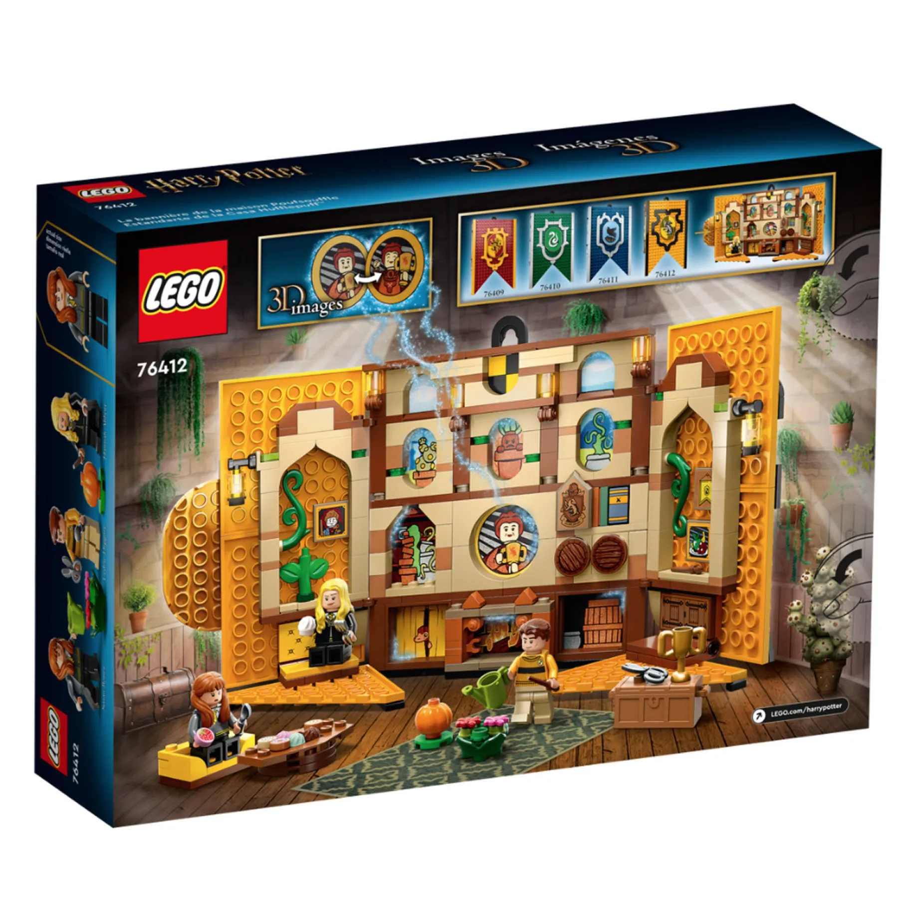 Bouwpakketten|Jongens>LEGO 76412 Harry Potter Huffelpuf huisbanner