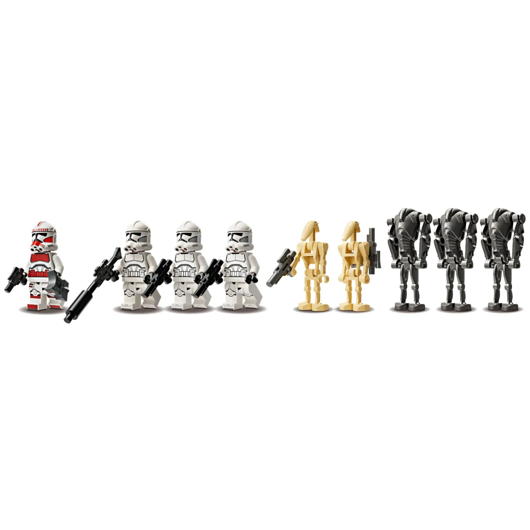 Jongens|Bouwstenen>LEGO 75372 Star Wars Clone Trooper & Battle Droid Battle Pack