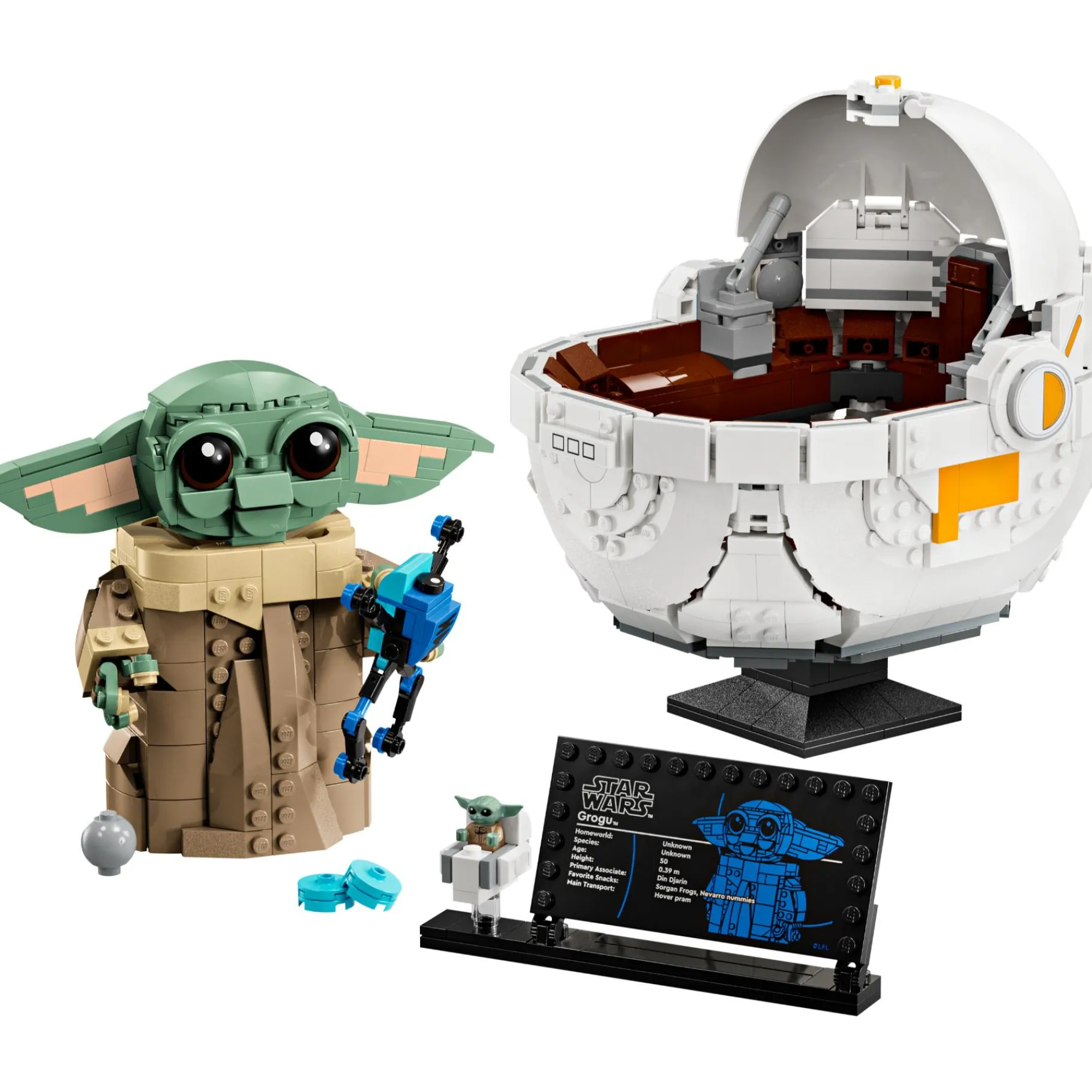 Jongens|Bouwstenen>LEGO 75403 Star Wars Grogu met zweefkinderwagen
