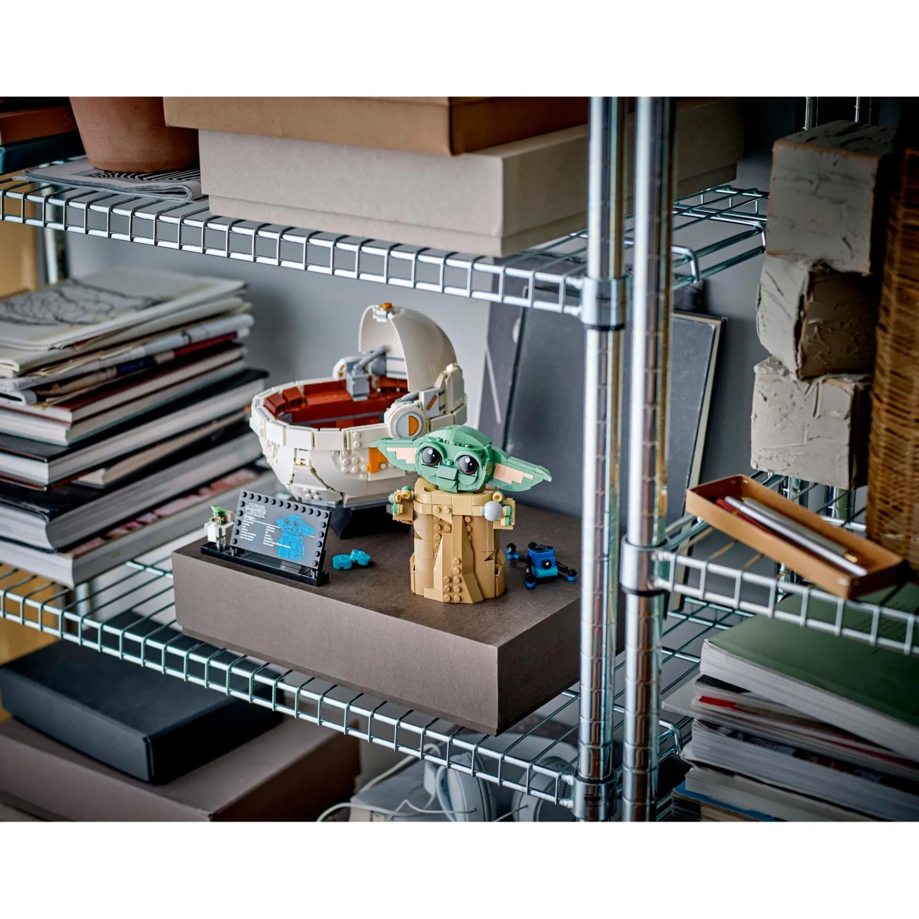 Jongens|Bouwstenen>LEGO 75403 Star Wars Grogu met zweefkinderwagen