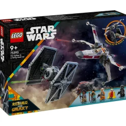 Jongens|Bouwstenen>LEGO 75393 Star Wars TIE Fighter en X-wing combi