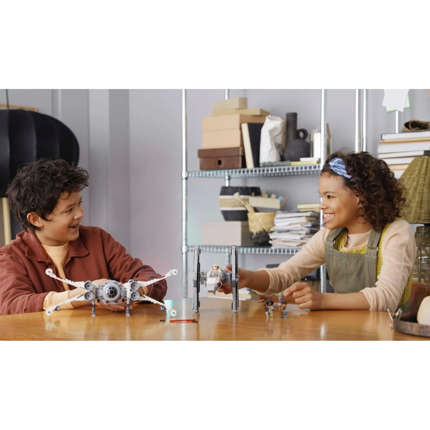 Jongens|Bouwstenen>LEGO 75393 Star Wars TIE Fighter en X-wing combi