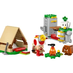 Bouwstenen>LEGO 72040 Super Mario Toad-baas' kampeerplaats