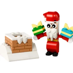 Jongens|Bouwstenen>LEGO Bags 30692 Kerstman In De Schoorsteen