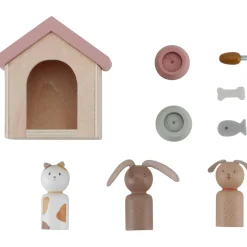 Loopfiguren|Looptrainer> Little Dutch Aanvulset Poppenhuis Huisdieren