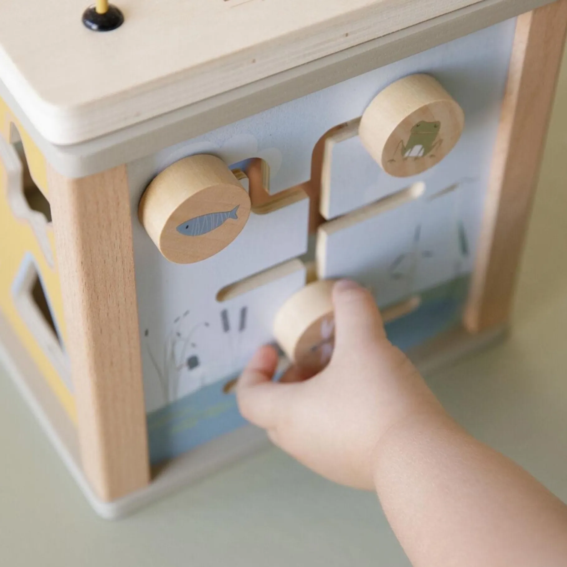 Babyspeelgoed>Tiamo Little Dutch Activiteitenkubus Goose