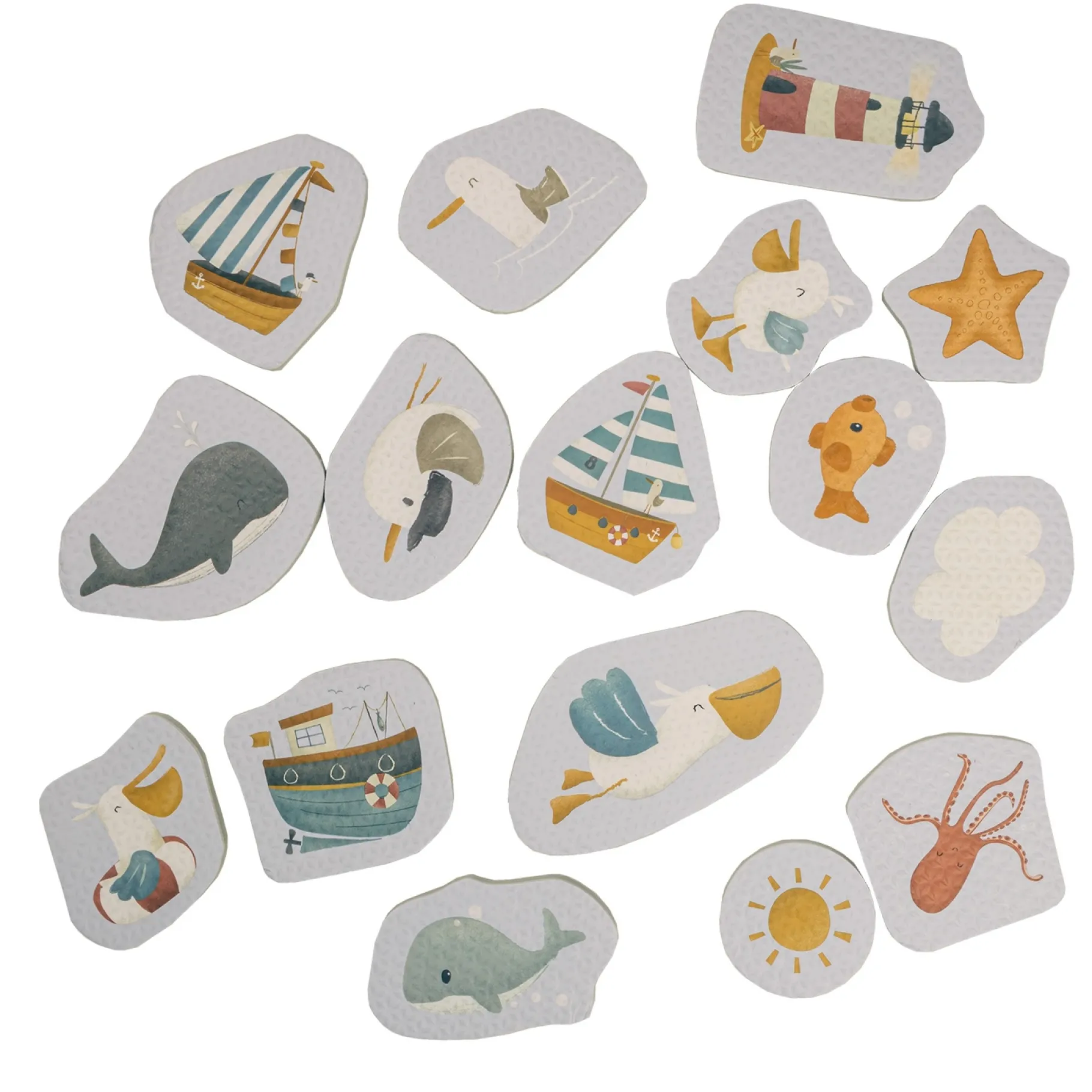 Badspeelgoed> Little Dutch Bad Foam Figuren Sailors Bay