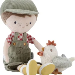 Poppen Zonder Functies> Little Dutch Boer Jim Met Kip 35 Cm