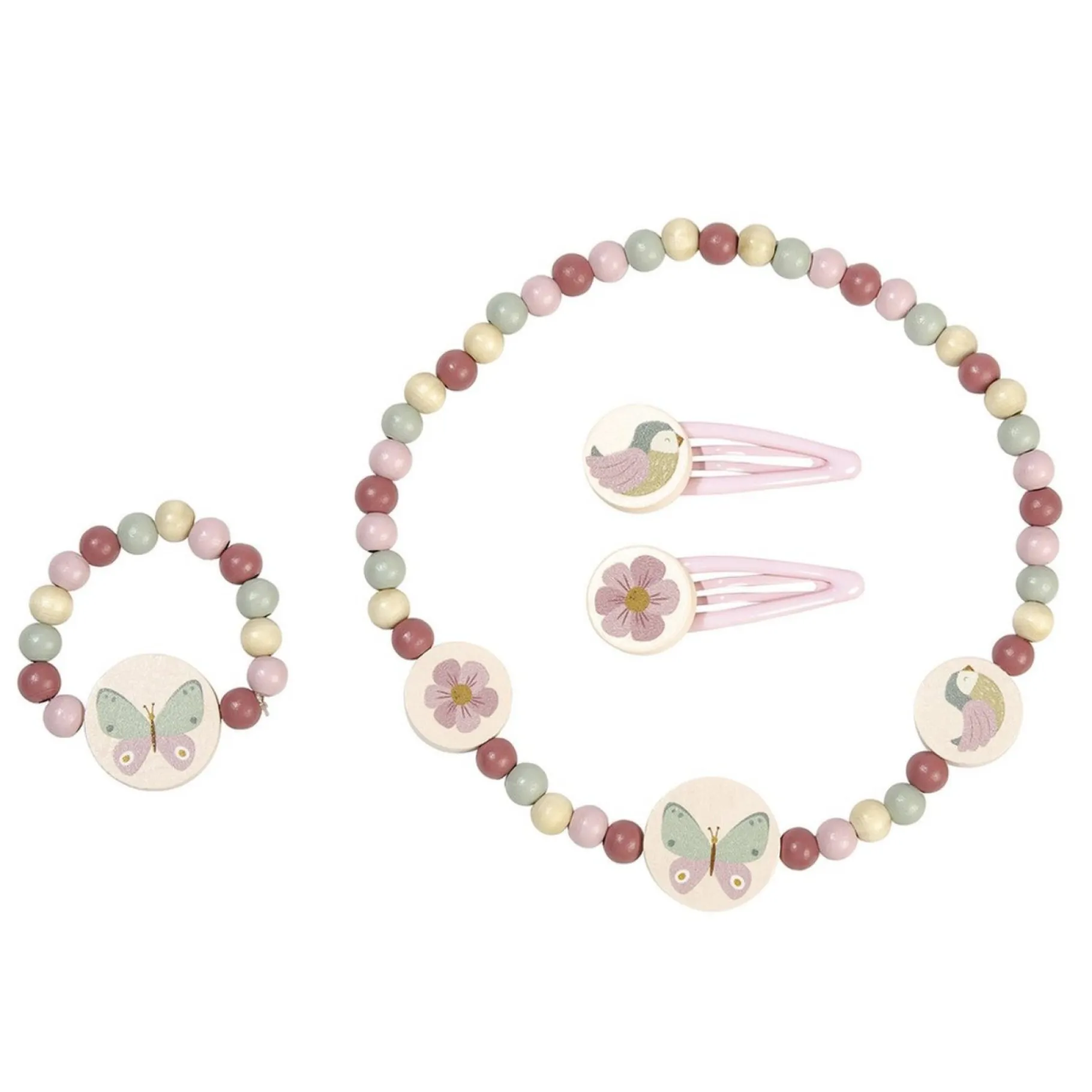 Knutselsets|Babyspeelgoed>Tiamo Little Dutch Juwelenset 4 Delig Hout