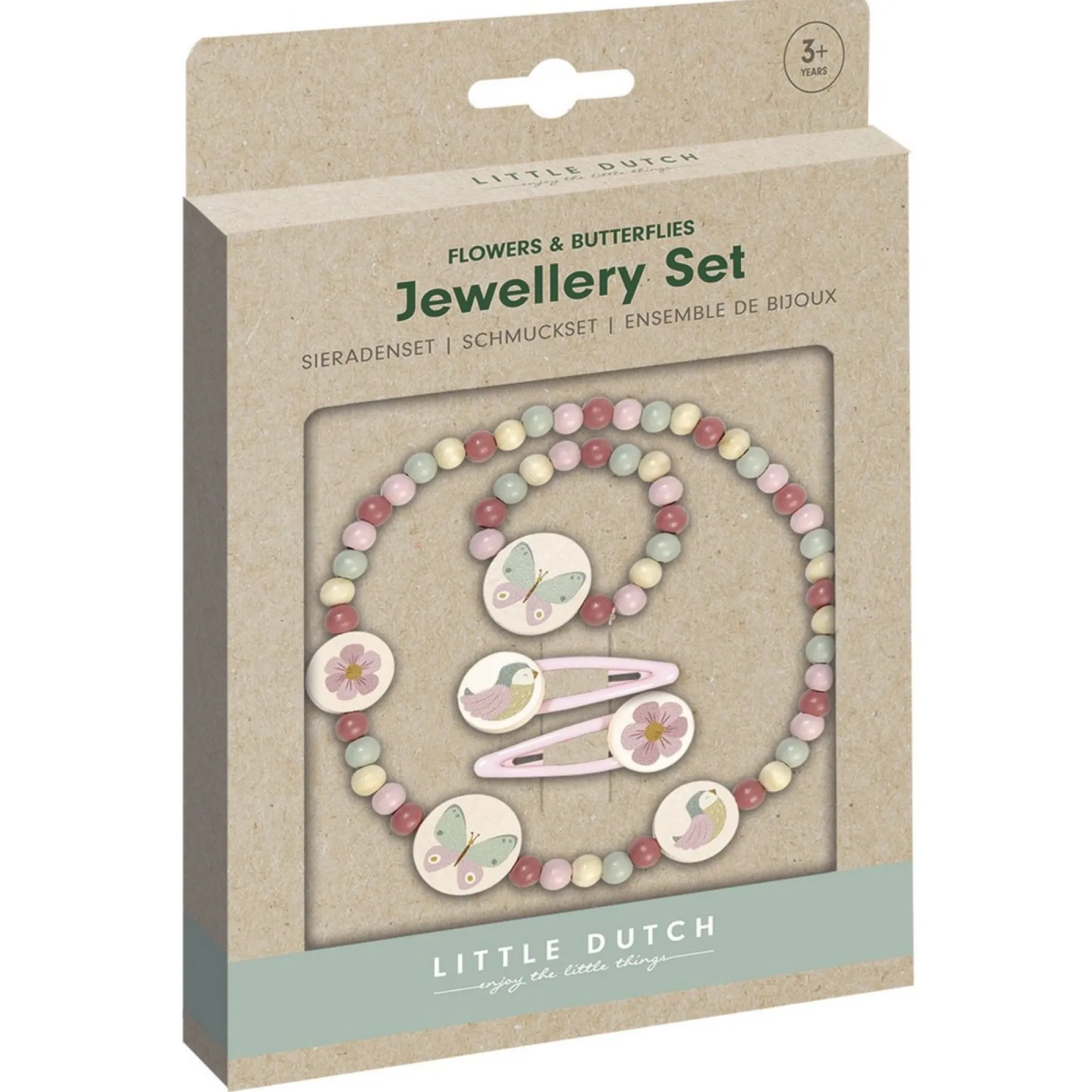 Knutselsets|Babyspeelgoed>Tiamo Little Dutch Juwelenset 4 Delig Hout