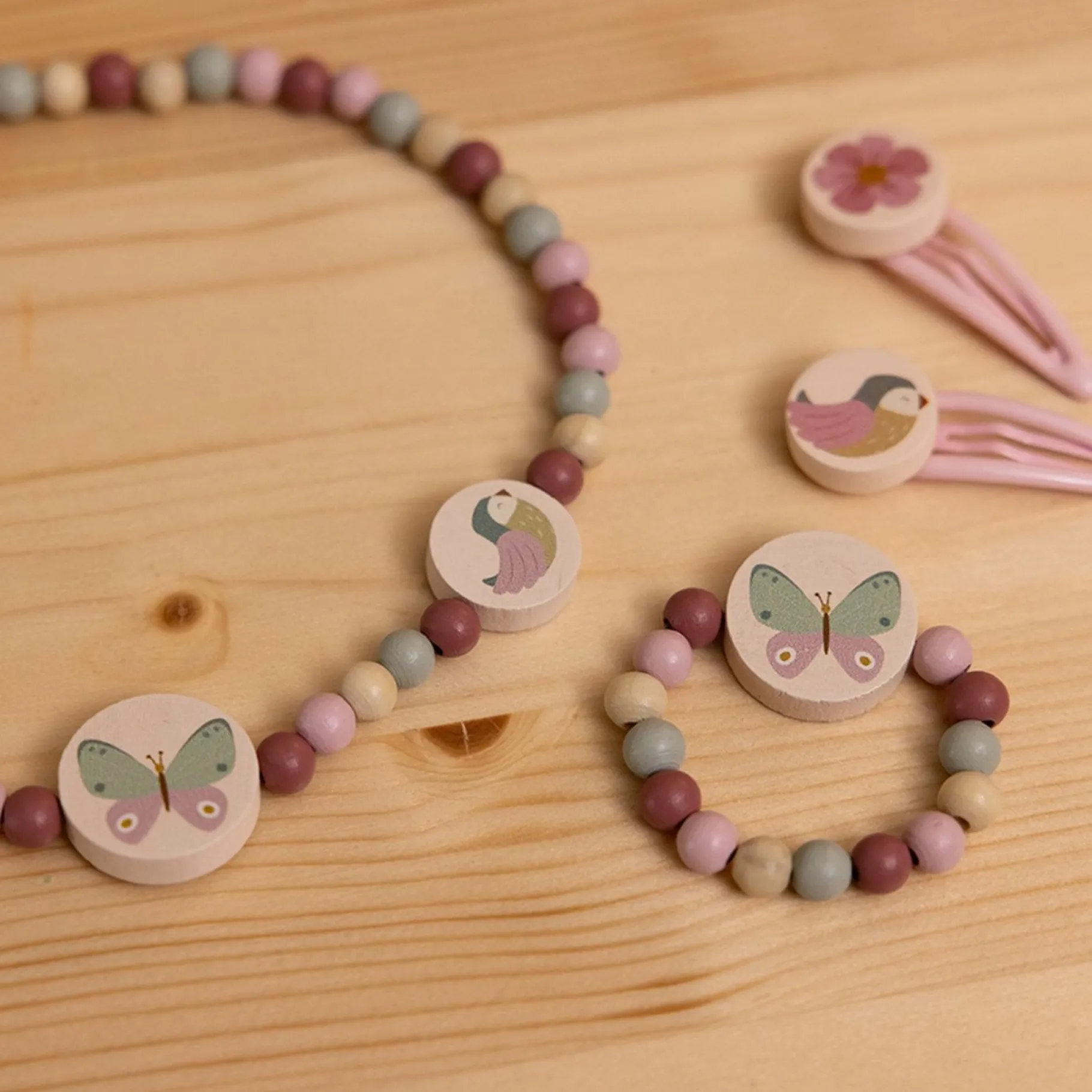 Knutselsets|Babyspeelgoed>Tiamo Little Dutch Juwelenset 4 Delig Hout