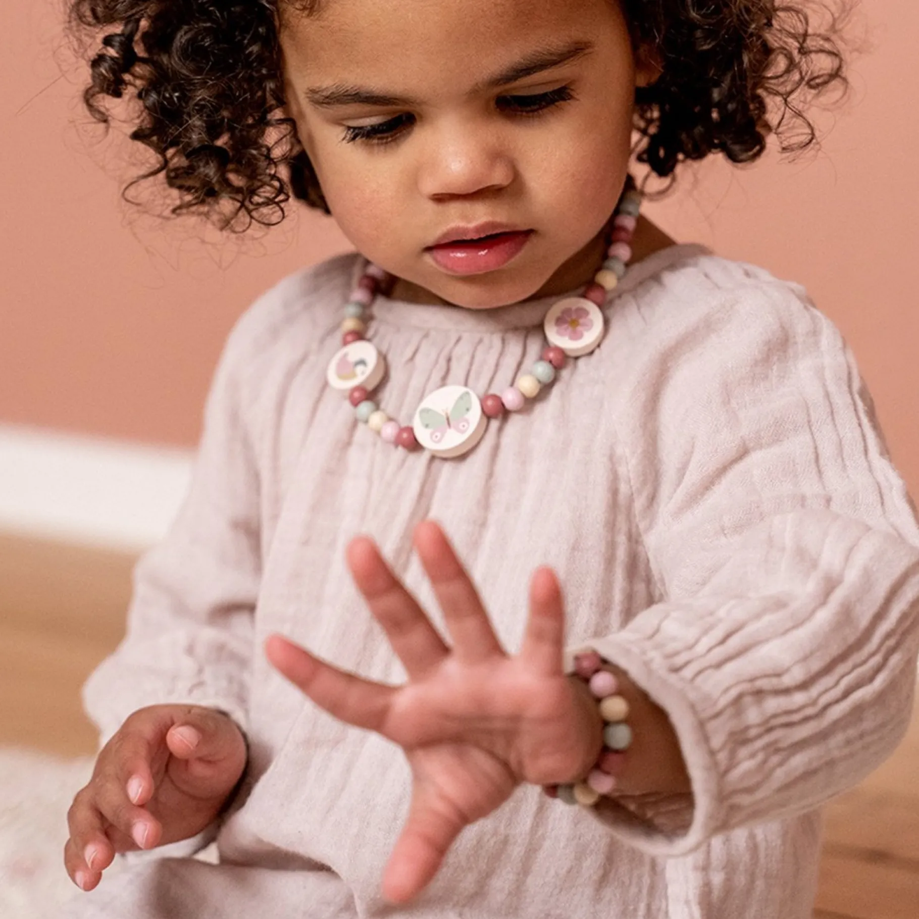 Knutselsets|Babyspeelgoed>Tiamo Little Dutch Juwelenset 4 Delig Hout