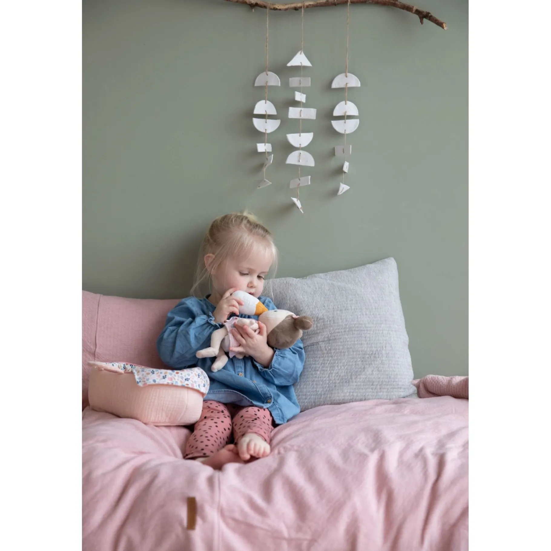 Poppen Zonder Functies>Tiamo Little Dutch Knuffelbabypop Rosa + Accessoires