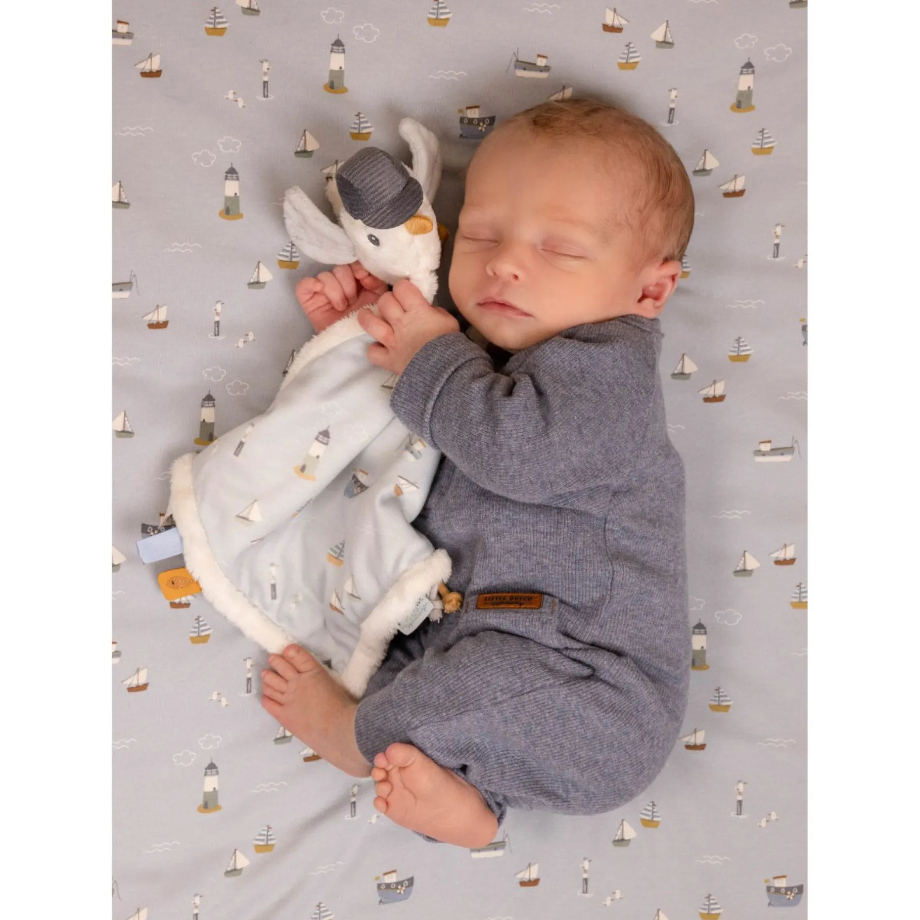 Knuffeldoekjes En Knuffelboekjes>Tiamo Little Dutch Knuffeldoek Sailors Bay