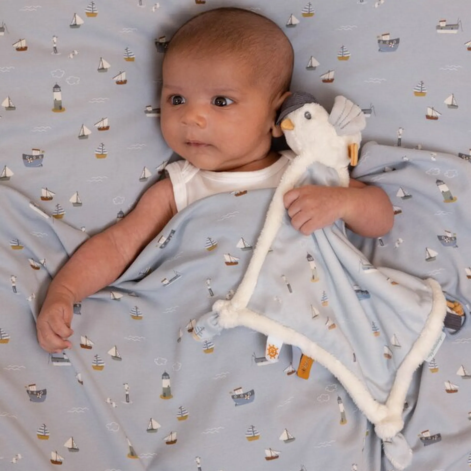 Knuffeldoekjes En Knuffelboekjes>Tiamo Little Dutch Knuffeldoek Sailors Bay