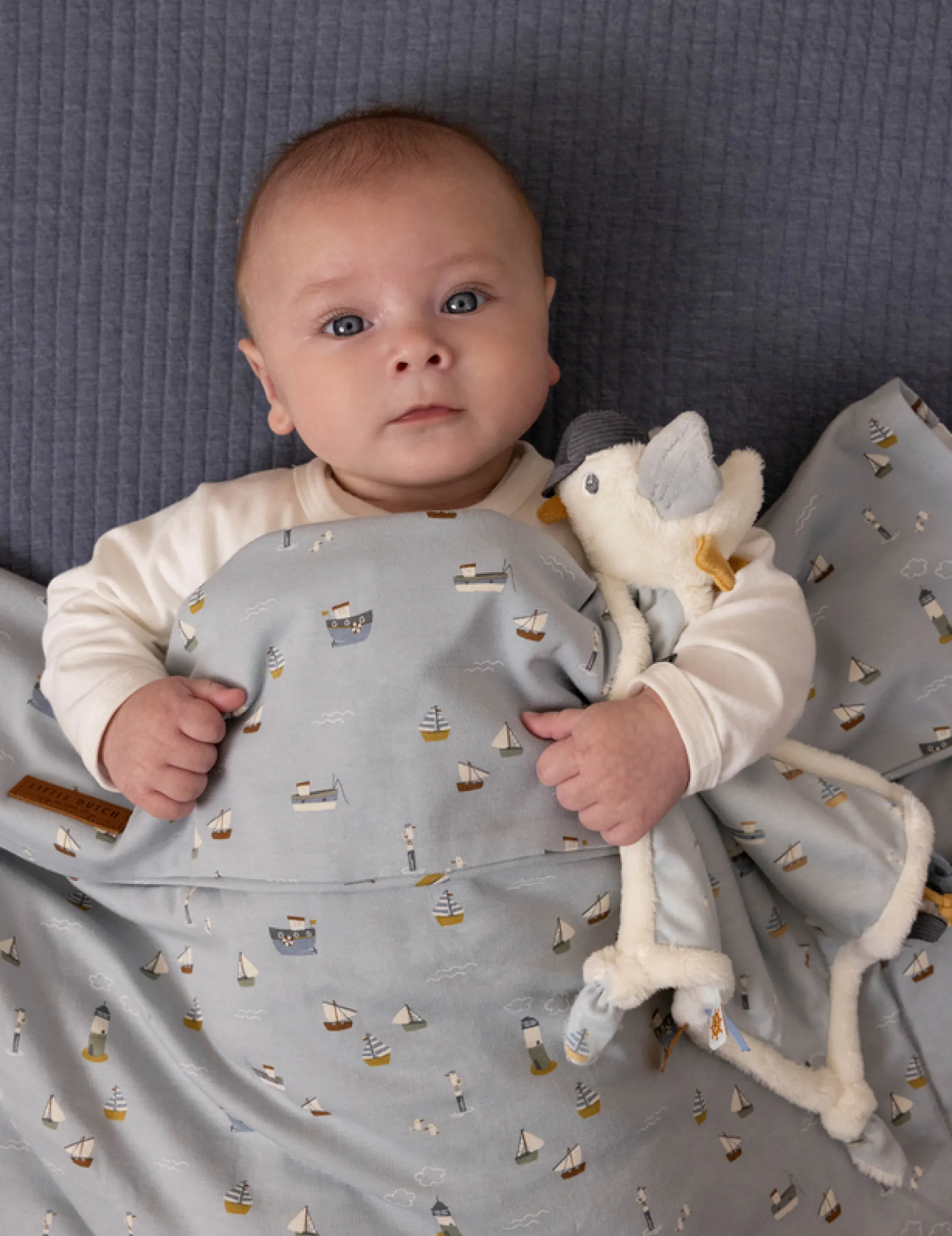 Knuffeldoekjes En Knuffelboekjes>Tiamo Little Dutch Knuffeldoek Sailors Bay