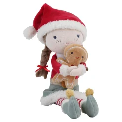 Poppen Zonder Functies> Little Dutch Knuffelpop Kerst Rosa 35 cm