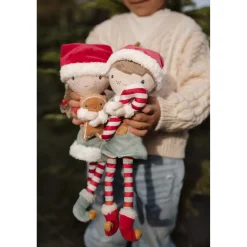 Poppen Zonder Functies></noscript> Little Dutch Knuffelpop Kerst Jim 35 cm