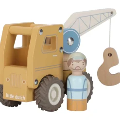 Voertuigen> Little Dutch kraanwagen met pegdoll fsc