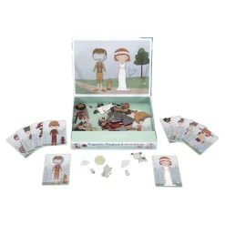 Babyspeelgoed>Tiamo Little Dutch Magnetisch Speelbord Jim & Rosa