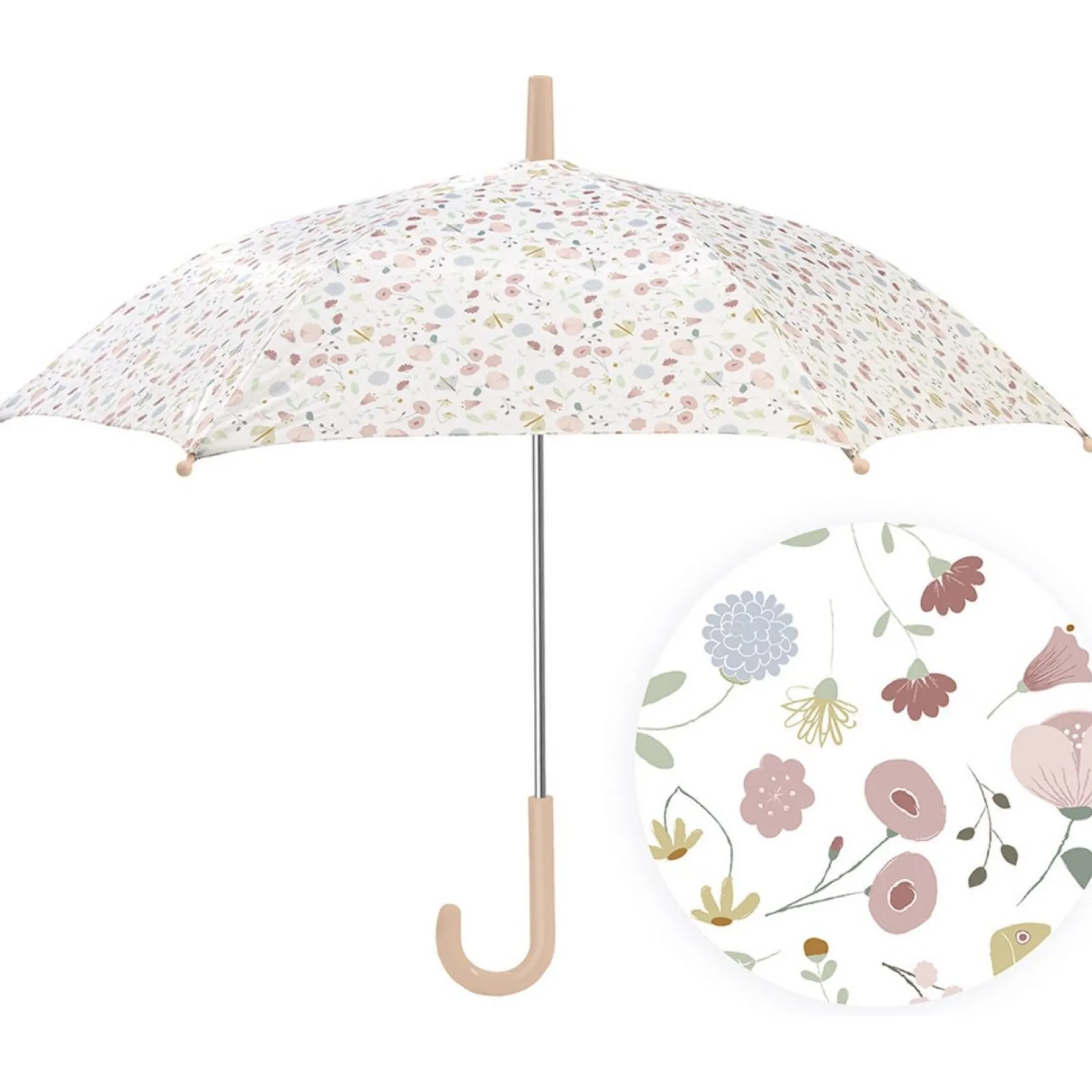 Paraplu's En Tassen>Tiamo Little Dutch Paraplu Flowers & Butterflies