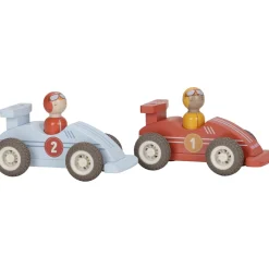 Voertuigen> Little Dutch pullback racewagens met pegdoll fsc