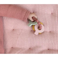 Bijtringen></noscript>Little Dutch Siliconen Bijtspeeltje Sleutelbos  Roze