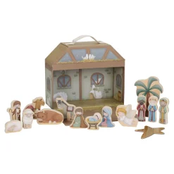 Speelsets Peuter> Little Dutch speelkoffer kerststal fsc