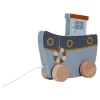 Loopfiguren|Looptrainer>Tiamo Little Dutch Trekfiguur Hout Sailors Bay
