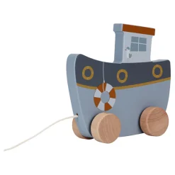 Loopfiguren|Looptrainer>Tiamo Little Dutch Trekfiguur Hout Sailors Bay