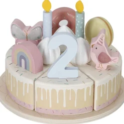 Babyspeelgoed> Little Dutch Verjaardagstaart Roze