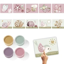 Verven / Schilderen> Little Dutch vingerverf Fairy Garden roze  14-delig