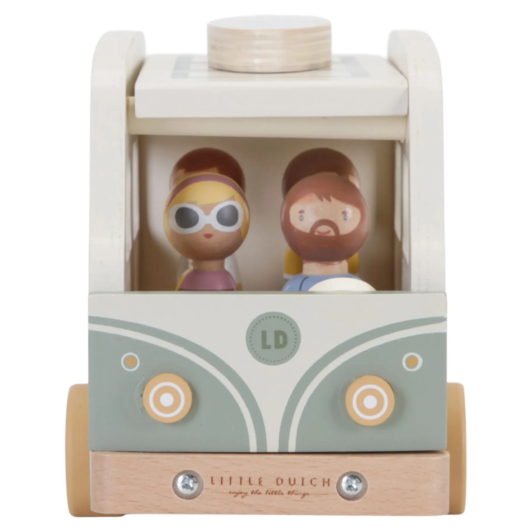 Voertuigen|Baby Voertuigen>Tiamo Little Dutch Vintage Camperbus Met Gezin