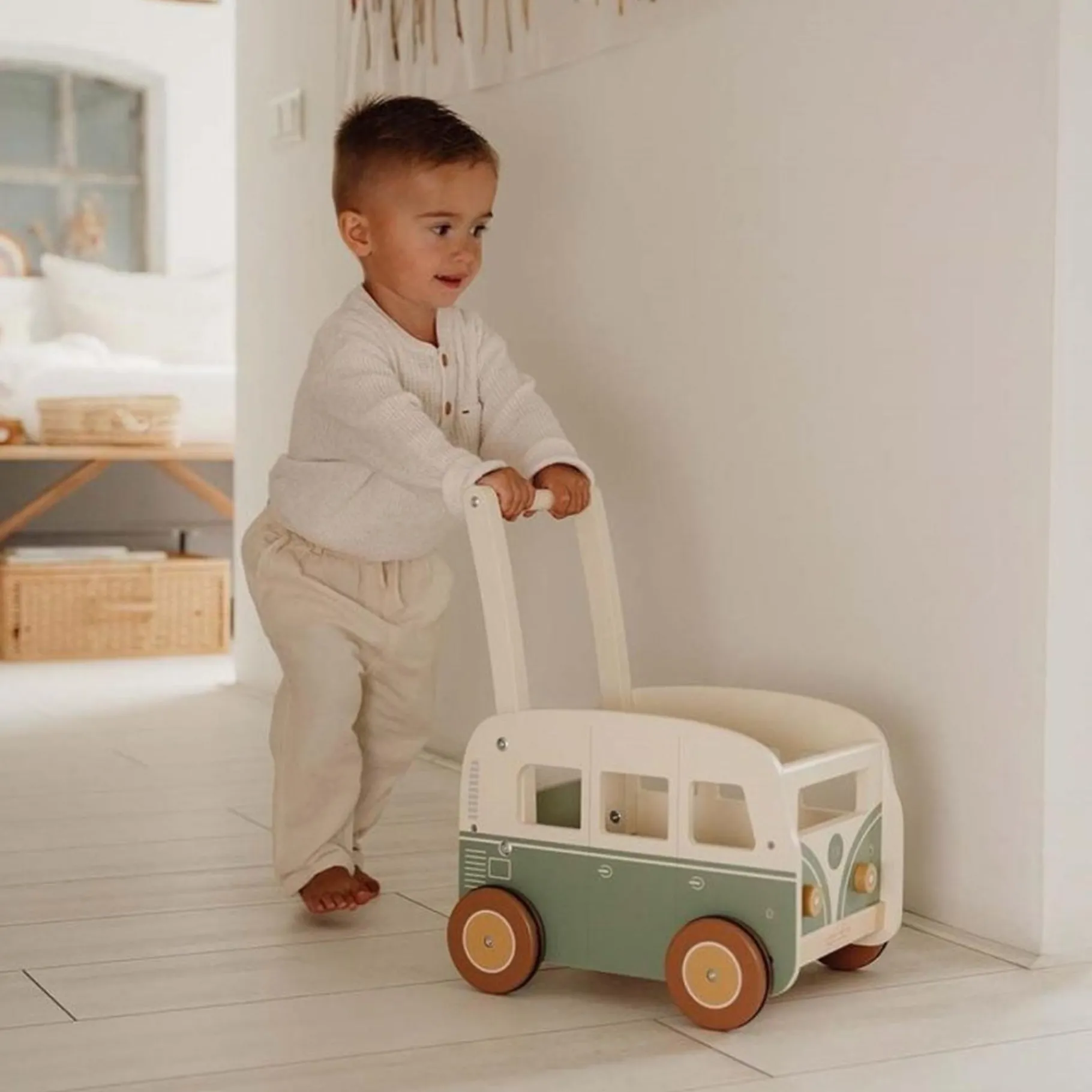 Babyspeelgoed> Little Dutch VIntage Loopwagen