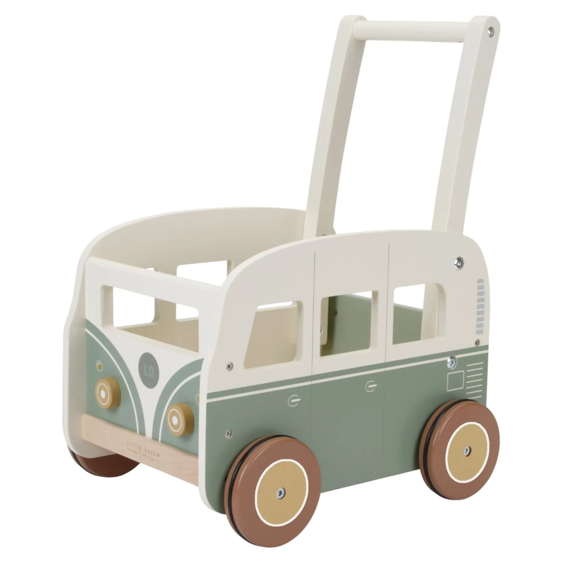 Loopfiguren|Looptrainer>Tiamo Little Dutch Vintage Loopwagen