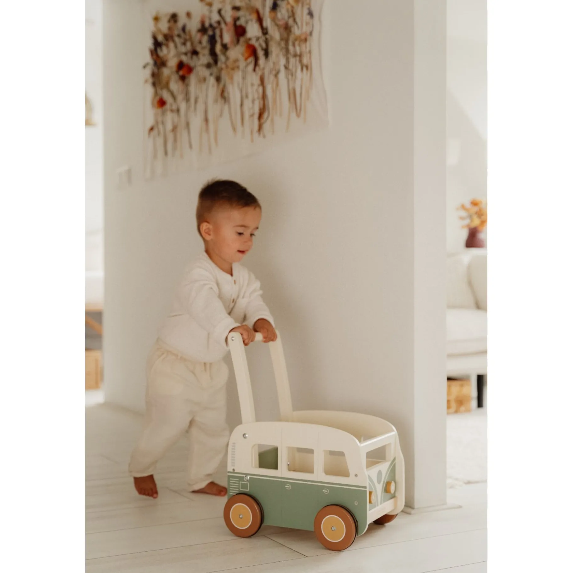 Loopfiguren|Looptrainer>Tiamo Little Dutch Vintage Loopwagen