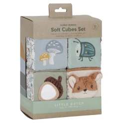 Stapeltorens> Little Dutch Zachte Blokkenset Forest Friends