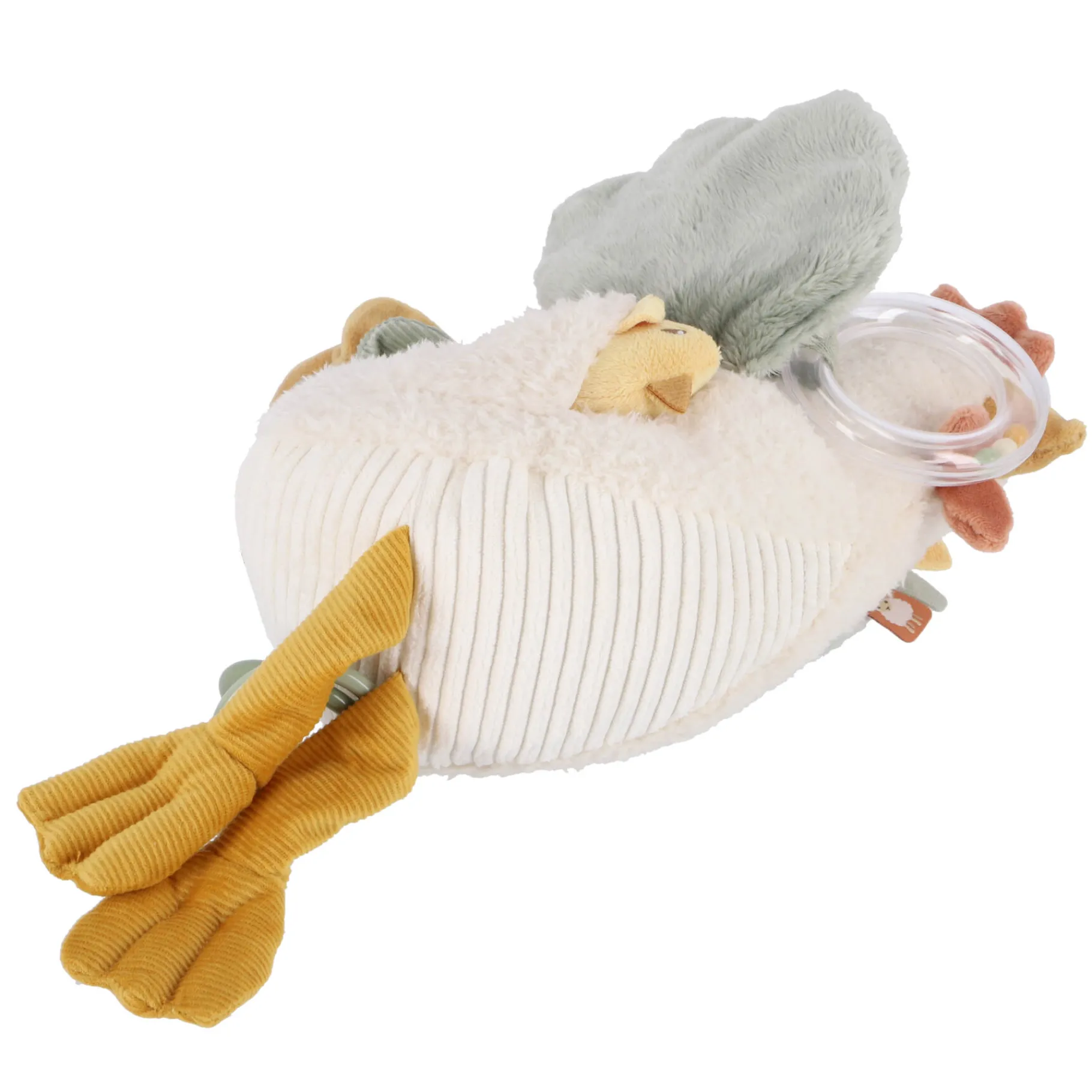 Plucheknuffels>Tiamo Little Farm Activiteitenknuffel Kip 25cm