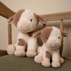 Plucheknuffels> Little Farm Knuffel Koe 25cm