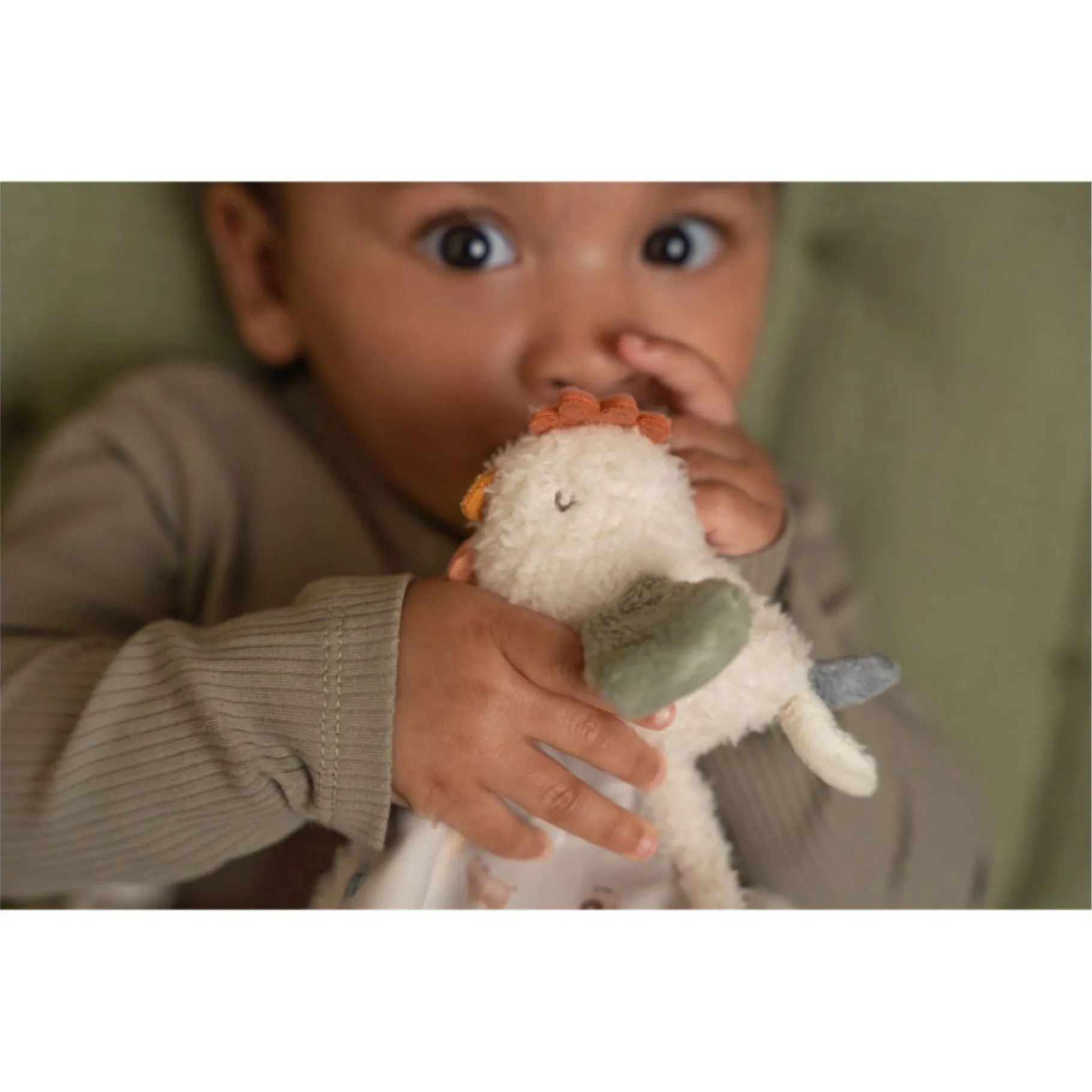 Knuffeldoekjes En Knuffelboekjes>Tiamo Little Farm Knuffeldoekje Kip