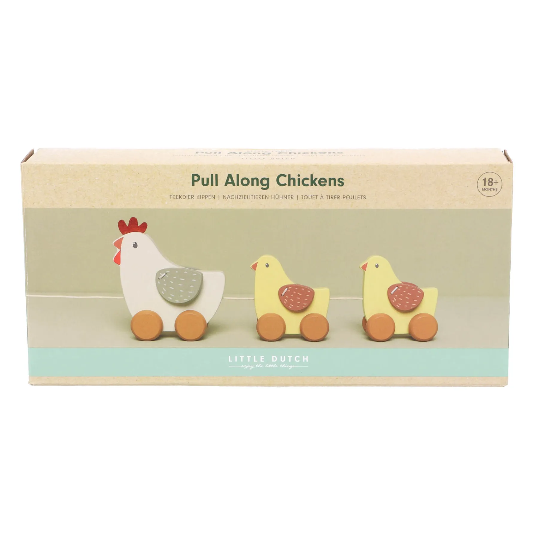 Plucheknuffels>Tiamo Little Farm Trekdier Kippen