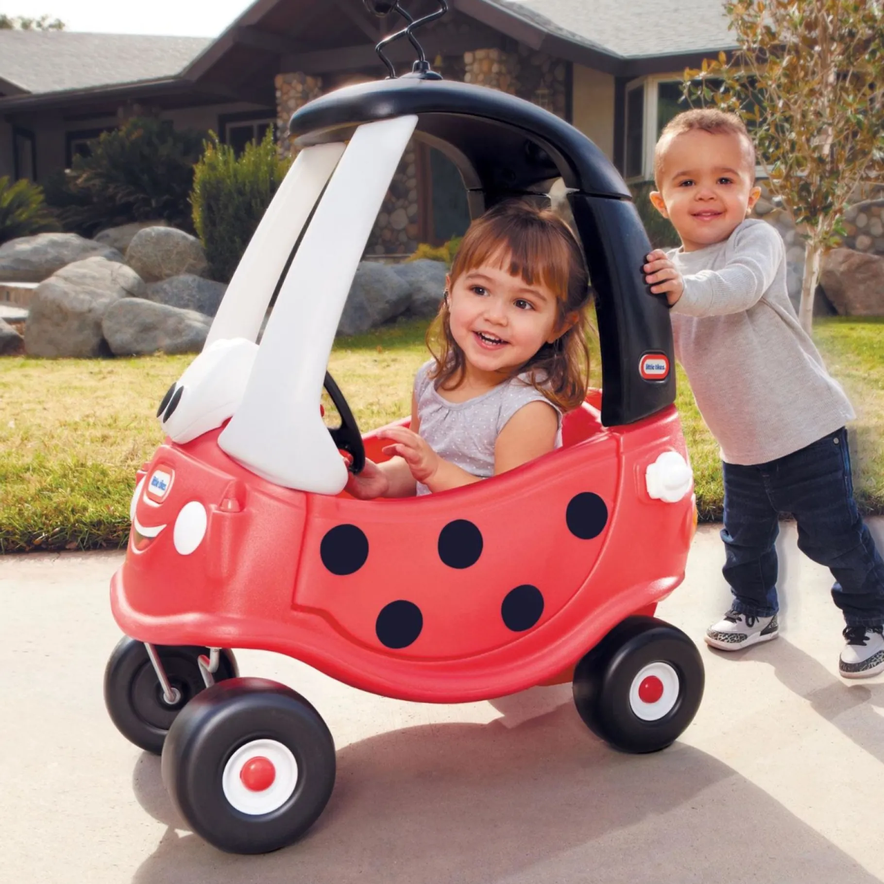 Loopfiguren>Little Tikes Cozy Coupe Loopauto Lieveheersbeestje