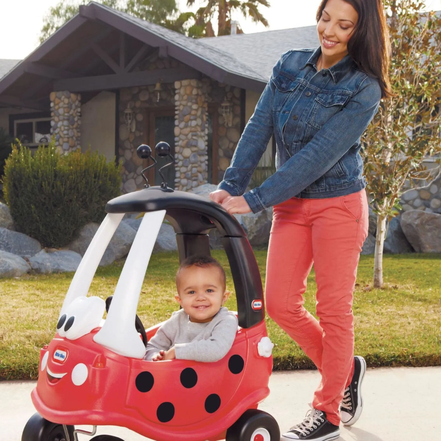 Loopfiguren>Little Tikes Cozy Coupe Loopauto Lieveheersbeestje