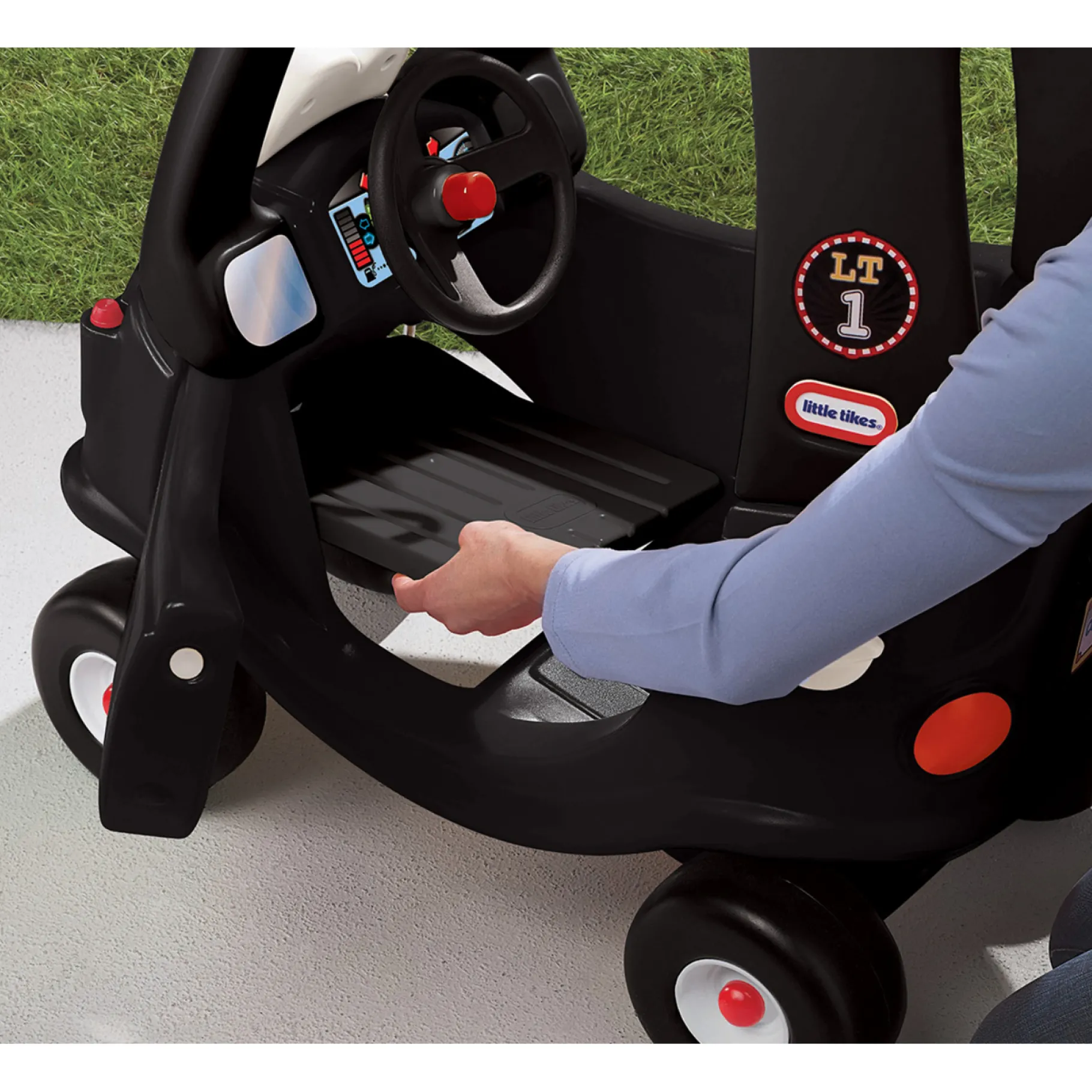 Voertuigen|Baby Voertuigen> Little Tikes Cozy Coupe Zwarte Taxi Loopauto
