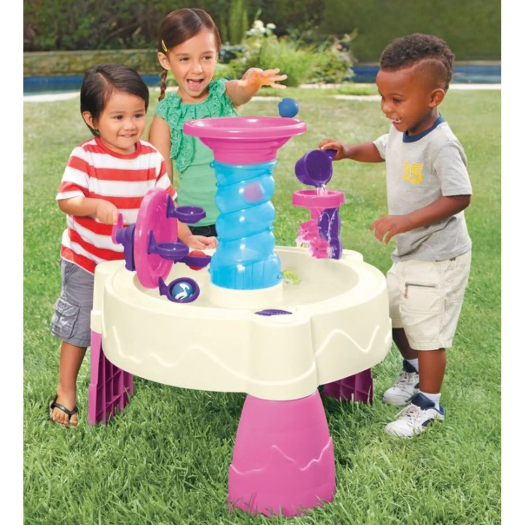 Zwemmen En Waterspeelgoed>Little Tikes Watertafel Spiraal Roze