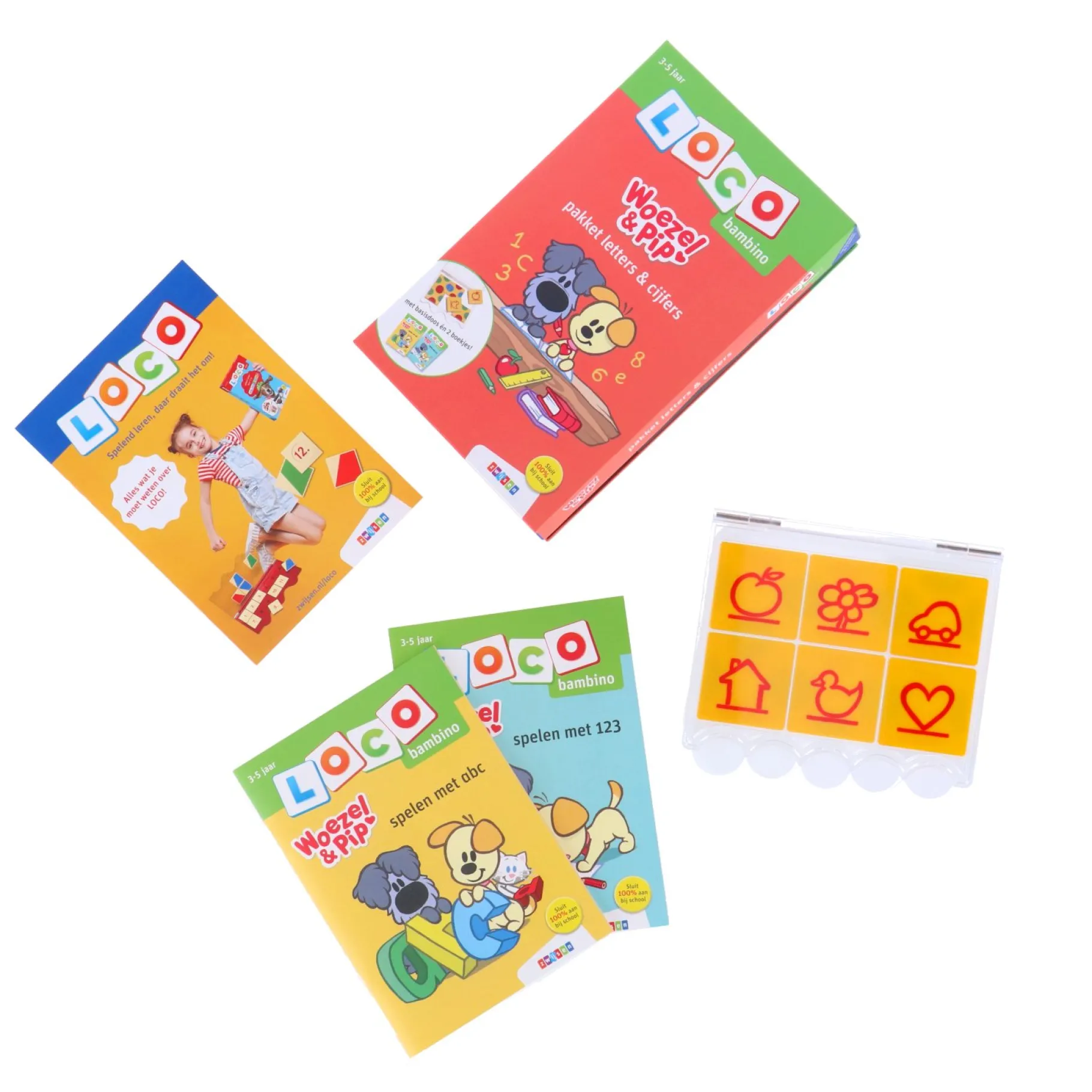 Educatief Baby- En Peuterspeelgoed>Zwijsen Loco Bambino Woezel En Pip Letters En Cijfers