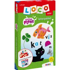 Educatieve Spellen> Loco Mini Letterplons Letterpakket