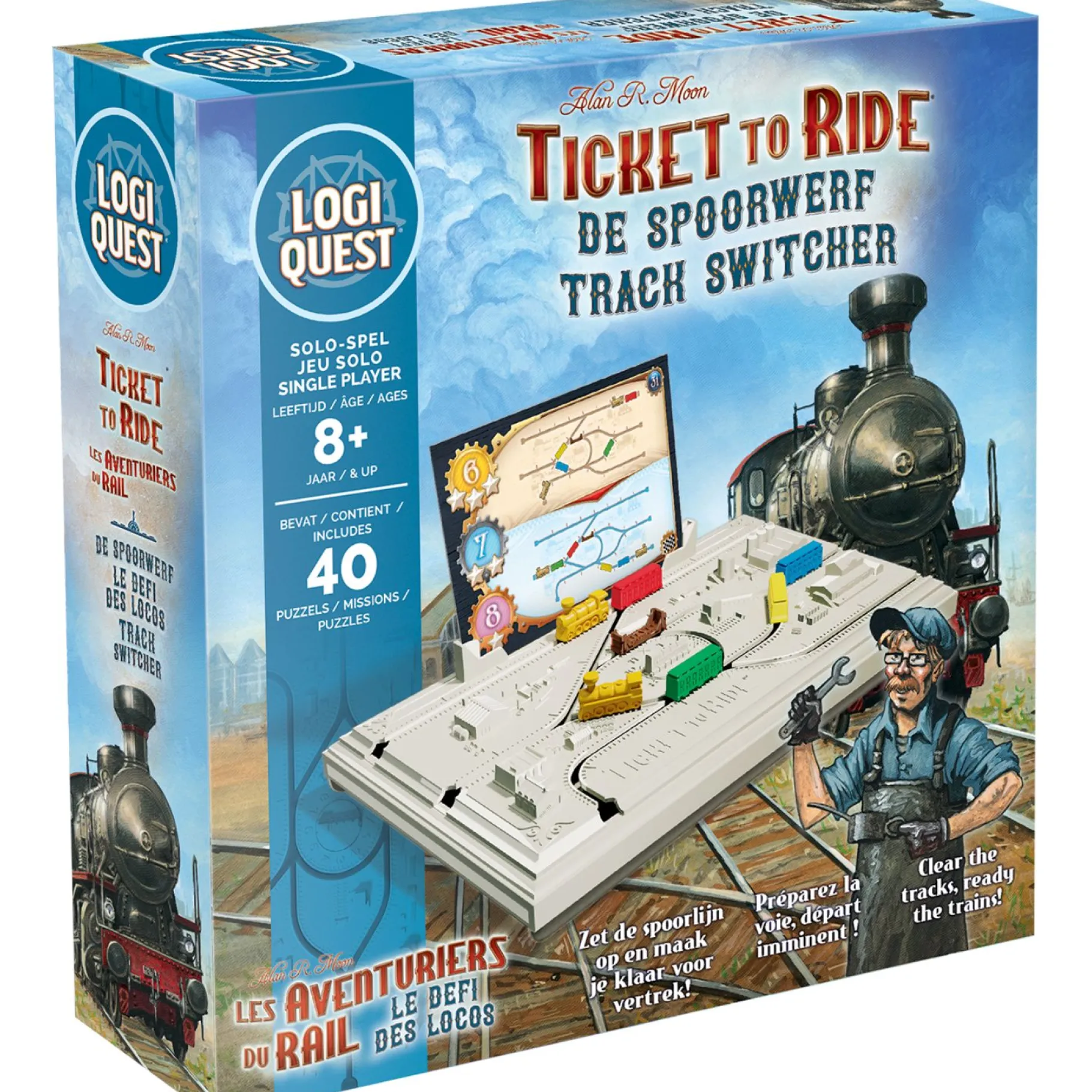 Denkspellen>Asmodee Logiquest Ticket To Ride - De Spoorwerf